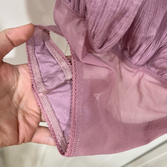 NEW Free People lace trim bodysuit - Picture 7 of 11